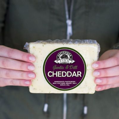 garlic and dill cheddar cheese