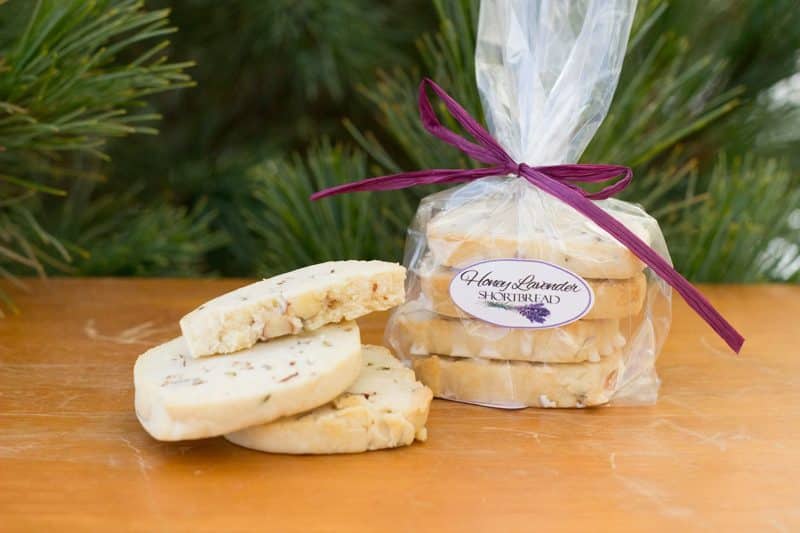 HONEY LAVENDER SHORTBREAD COOKIES